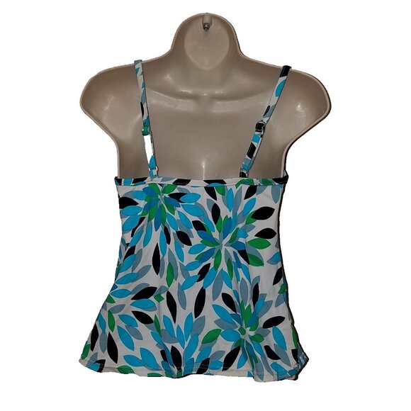 Jamaica Bay 10 Padded Bikini Tankini Swim Top Adjustable Size 10 Swim Suit - Picture 9 of 10